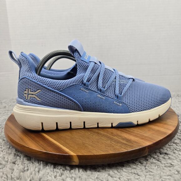 Kuru Footwear Womens 10 Flex Slip On Blue Casual Lifestyle Daily Comfort Sneaker - Picture 3 of 13